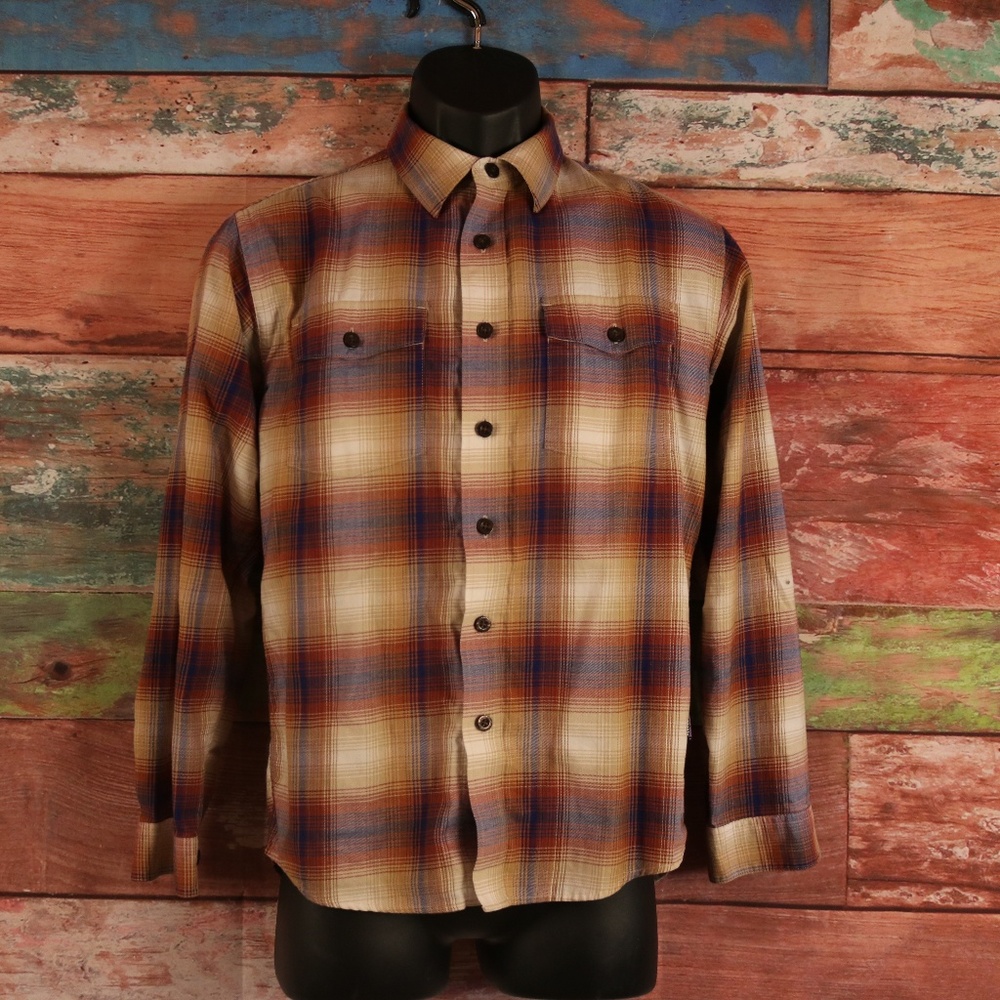 Patagonia Organic Cotton Plaid Shirt Size SMALL